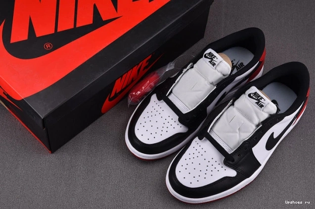 553560-116 (GS) 1 Low Jordan Black Toe 1027